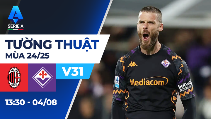AC Milan - Fiorentina | Vòng 31 | Serie A 24/25 | Tường thuậts