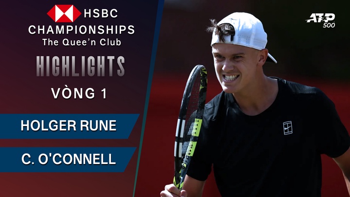 ATP Tour 500 Queen's Club Championships 2025 - Vòng 1 - Holger Rune vs Christopher O'Connell