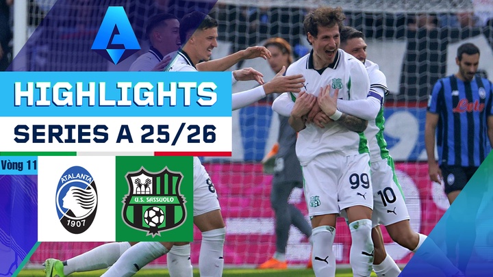 Atalanta - Sassuolo | Vòng 11 | Serie A 25/26