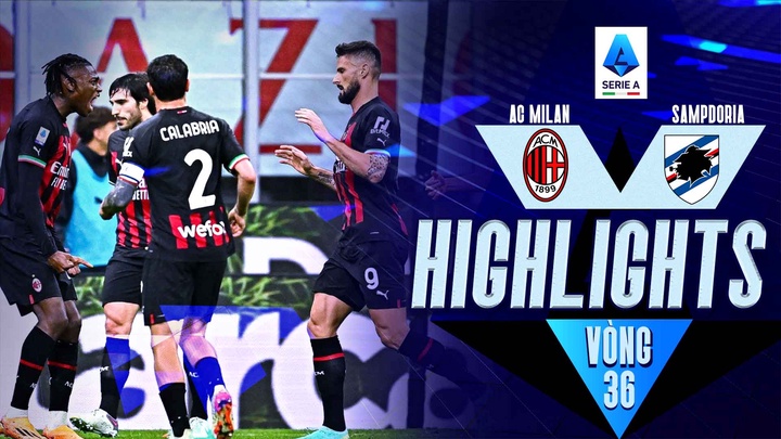 Vòng 36 - AC Milan vs Sampdoria