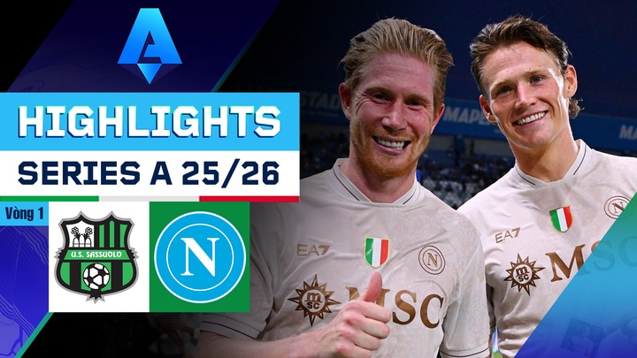 Sassuolo - Napoli | Vòng 1 | Serie A 25/26