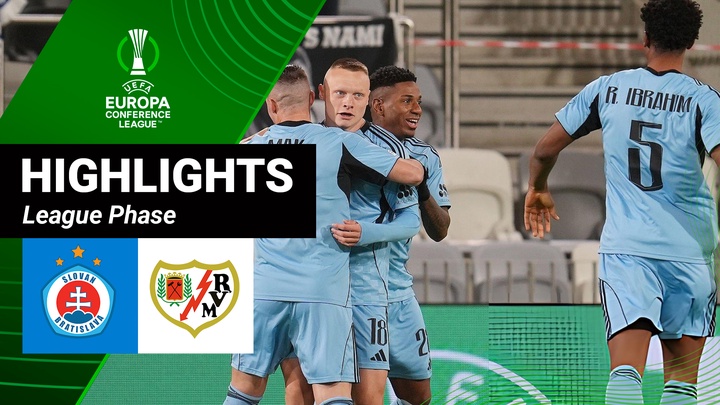  Slovan Bratislava - Rayo Vallecano | Lượt 4 - League Phase | UEFA Conference League 25/26