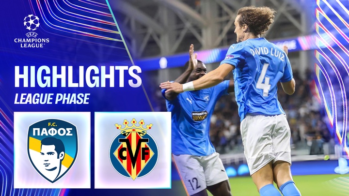 Pafos - Villarreal | Lượt 4 - League Phase | UEFA Champions League 25/26