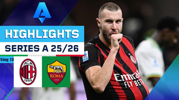 AC Milan - AS Roma | Vòng 10 | Serie A 25/26