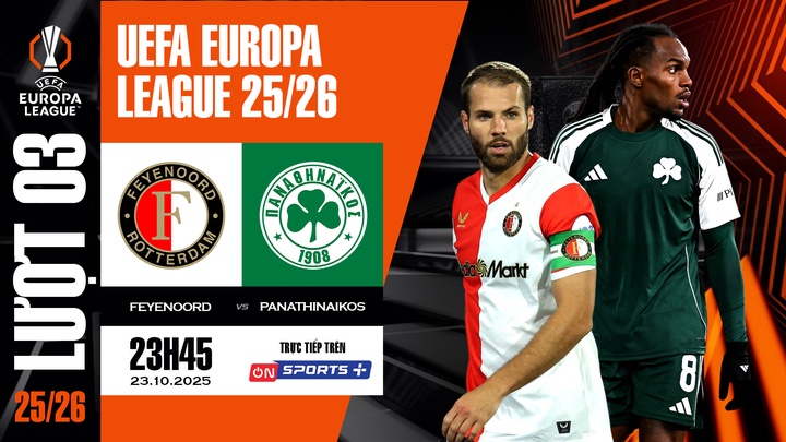 Feyenoord - Panathinaikos | Lượt 3 - League Phase | UEFA Europa League  25/26