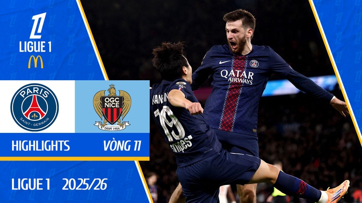 Paris Saint-germain - Nice | Vòng 11 | Ligue 1 25/26