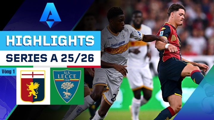 Genoa - Lecce | Vòng 1 | Serie A 25/26