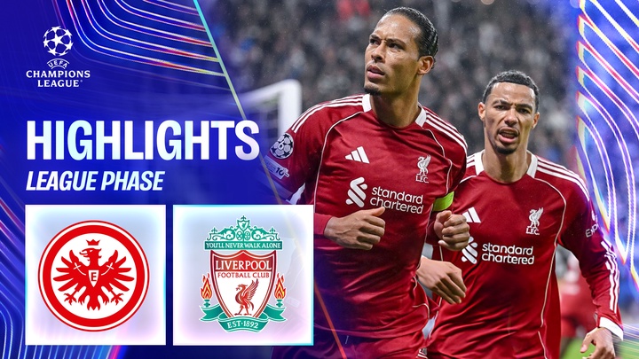 Frankfurt - Liverpool | Lượt 3 - League Phase | UEFA Champions League 25/26