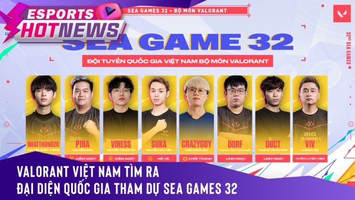 VALORANT Việt Nam Tìm Ra Đại Diện Quốc Gia Tham Dự SEA Games 32