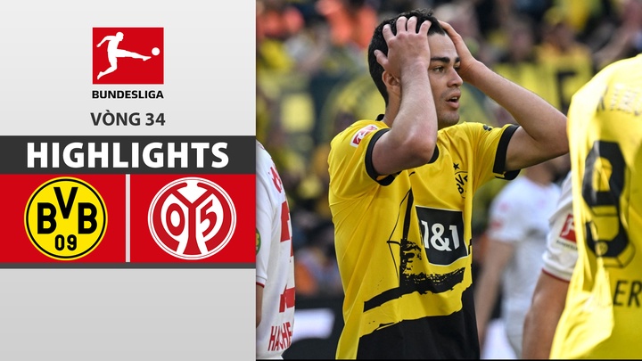 Vòng 34 - Dortmund vs Mainz 05