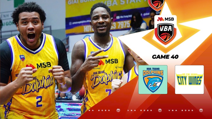 Nha Trang Dolphins vs Hochiminh City Wings | Game 40 - VBA 2025