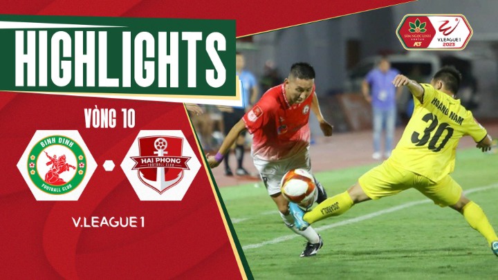 Vòng 10 - Topenland Bình Định vs Hải Phòng