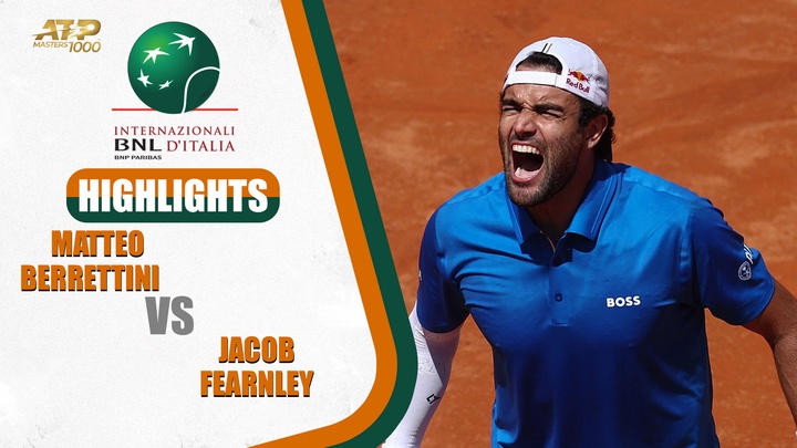  Matteo Berrettini vs. Jacob Fearnley