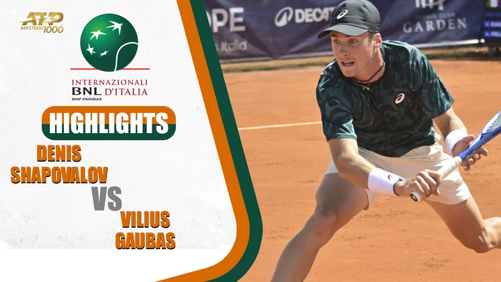 Denis Shapovalov vs. Vilius Gaubas