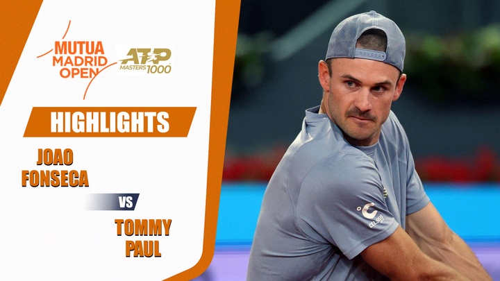 Joao Fonseca vs. Tommy Paul