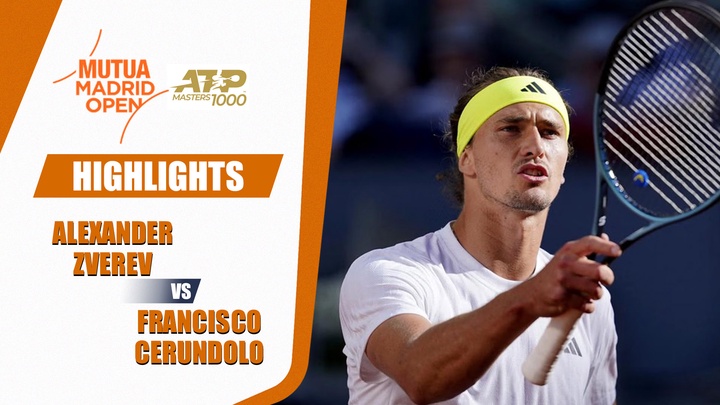 Alexander Zverev vs. Francisco Cerundolo