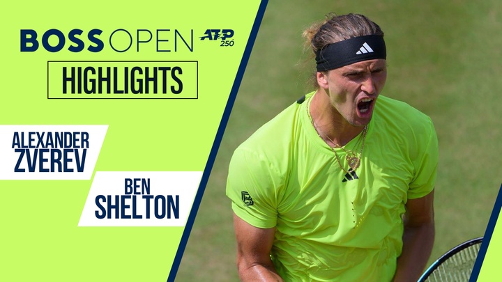 HL - ATP TOUR 250  BOSS OPEN 2025 BÁN KẾT 2 - Alexander Zverev vs Ben Shelton