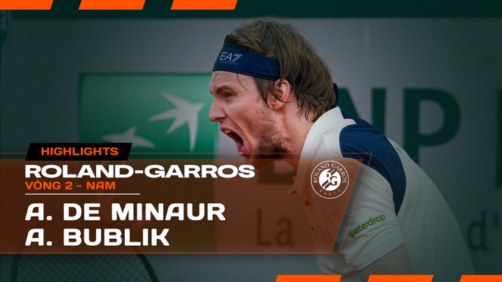 Alex De Minaur vs. Alexander Bublik